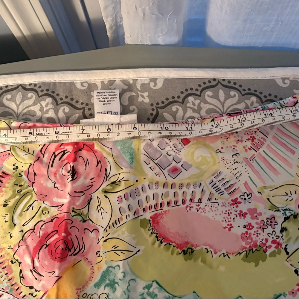 Chadwick's Pink & Yellow Floral Print Skirt - Picture 6 of 10